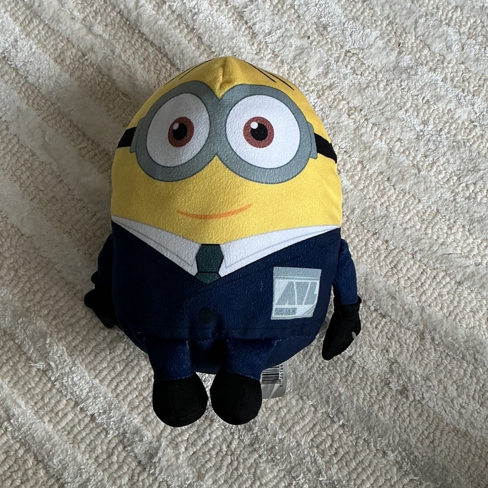 Minion Plush Toy in Yellow and Navy